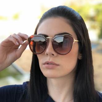 Óculos de Sol Alexia Marrom