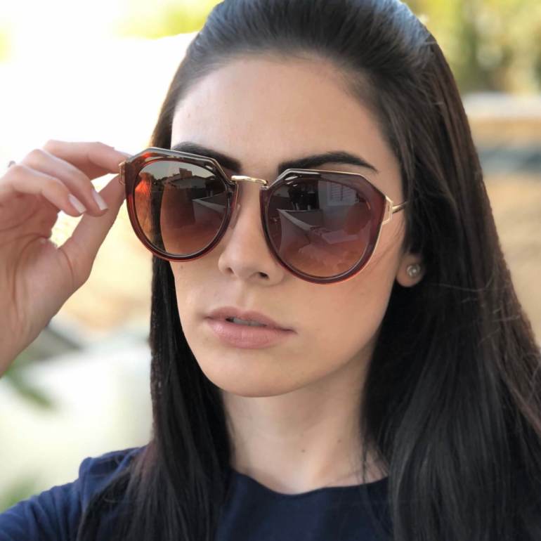 Óculos de Sol Alexia Marrom