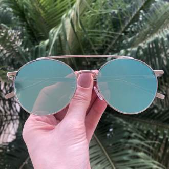 safine com br oculos de sol redondo espelhado azul lili 3