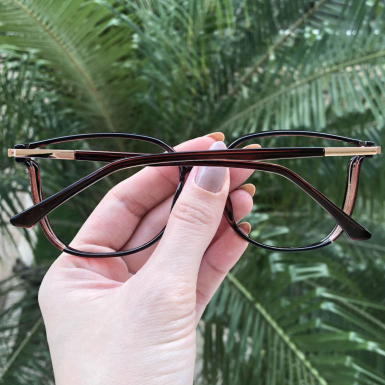 safine com br oculos de grau retangular marrom lulu 4