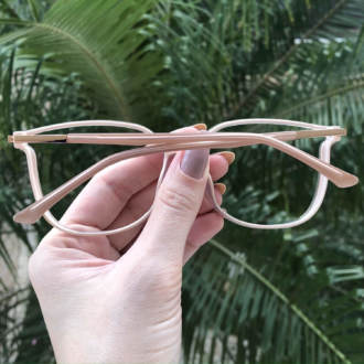 safine com br oculos de grau retangular nude lulu 1