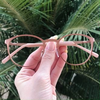 safine com br oculos de grau em metal redondo rose julia