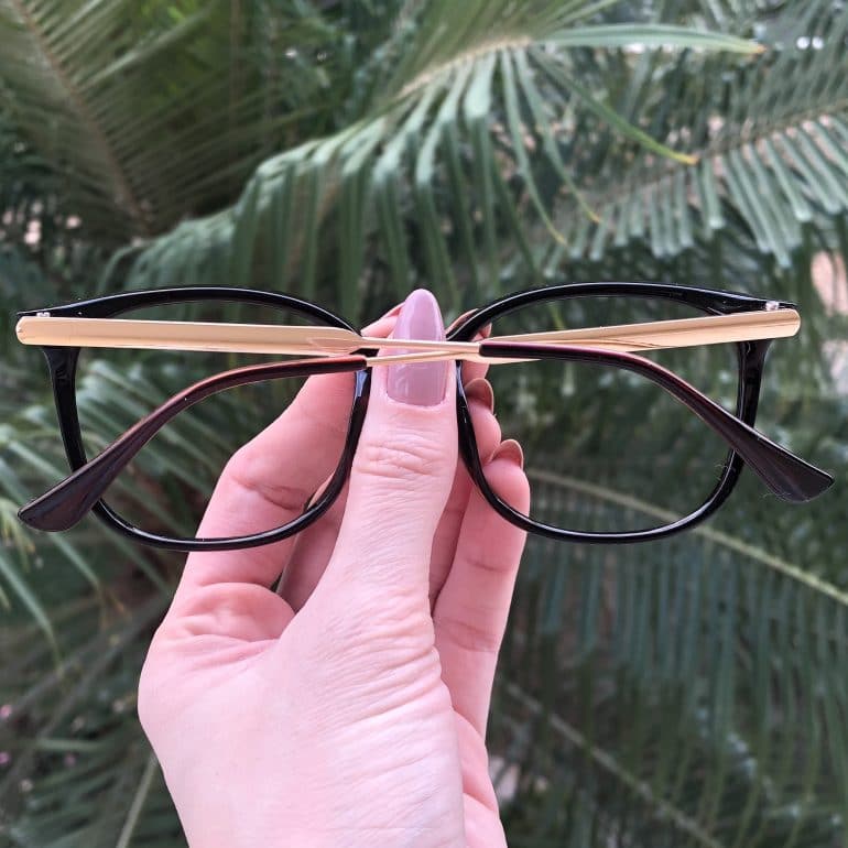 safine com br oculos de grau quadrado marrom joana 1