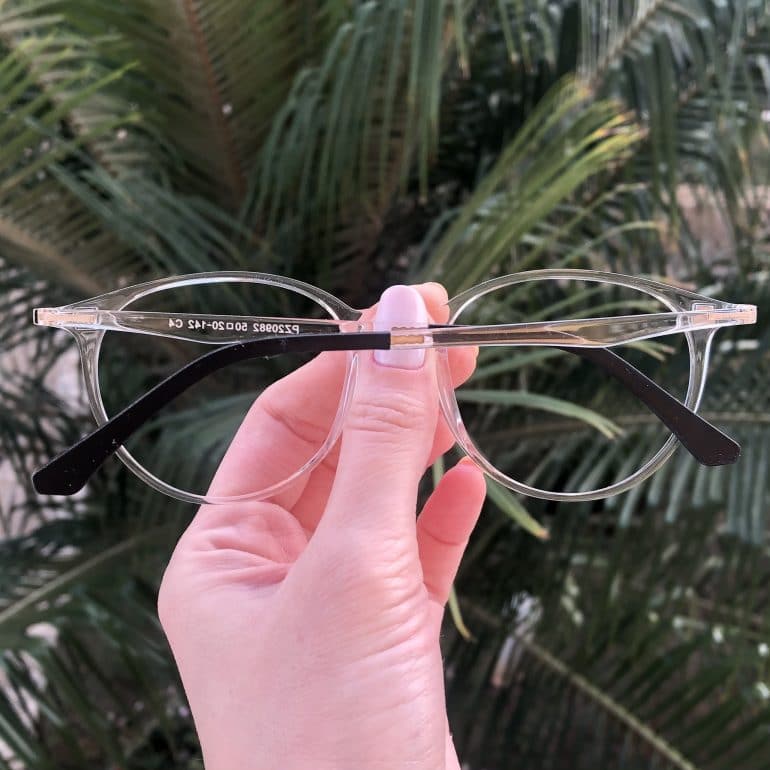 safine com br oculos 2 em 1 redondo transparente cloe 2