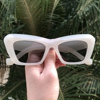 safine com br oculos de sol gatinho branco jade