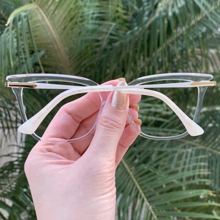 safine com br oculos de grau em acetato gatinho transparente alicia 4
