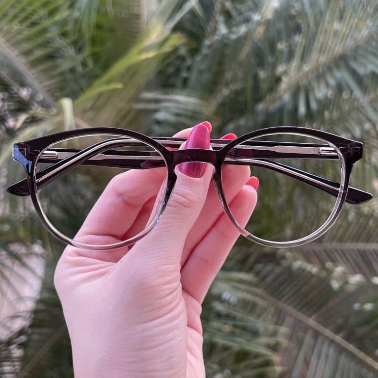 safine com br oculos 2 em 1 clip on redondo preto transparente alice 1