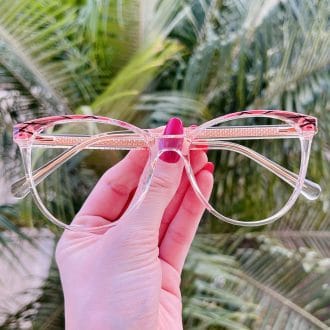 safine com br oculos de grau gatinho rosa monise