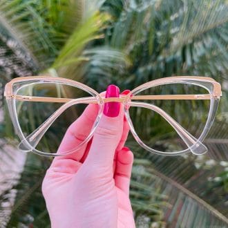 safine com br oculos de grau gatinho transparente penelope