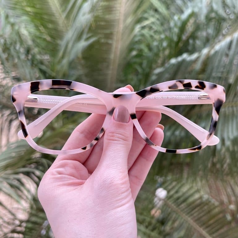 safine com br oculos de grau gatinho em acetato tartaruga com rosa jolie 1