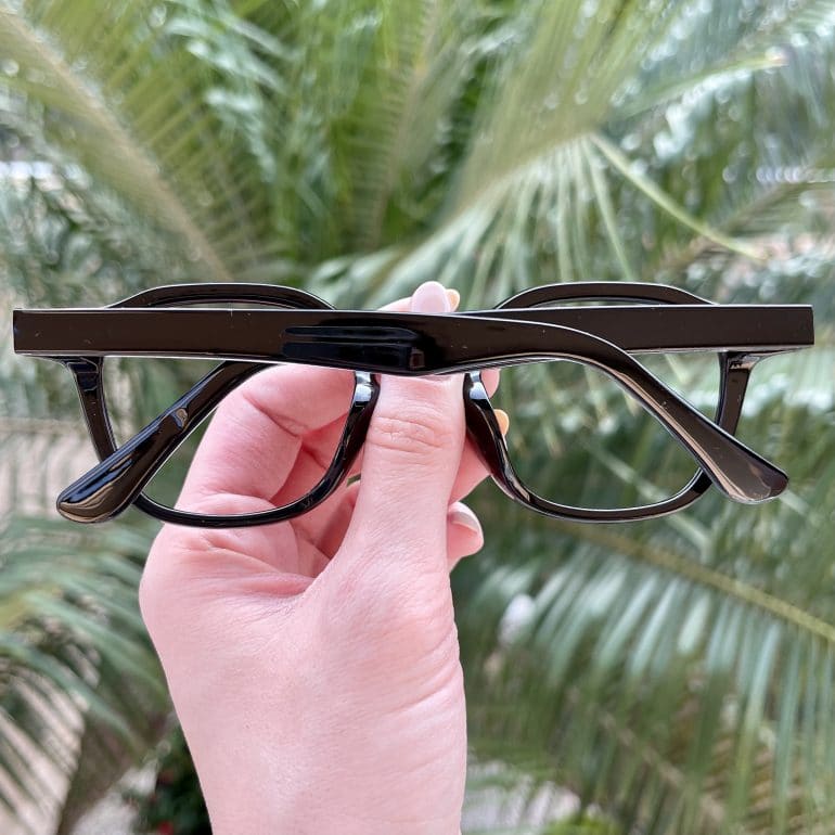 Óculos de Grau Quadrado Preto Caroline