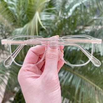 Óculos de Grau Quadrado Transparente Silvia