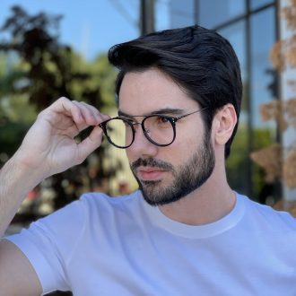 safine com br oculos de grau masculino redondo preto heitor 4