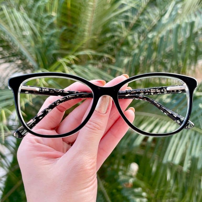 safine com br oculos de grau feminino em acetato gatinho preto jade 5