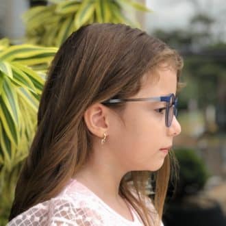 safine com br oculos infantil 2 em 1 clip on redondo azul bia 1