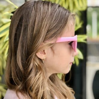 safine com br oculos infantil de sol quadrado rosa belly 3