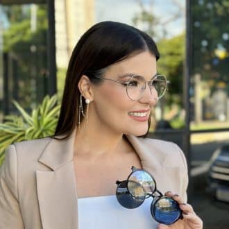 safine com br oculos 3 em 1 clip on feminino redondo prata lolo 1