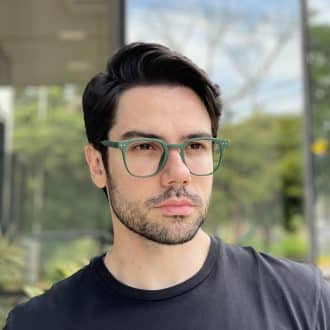 safine com br oculos de grau masculino quadrado verde renan 3