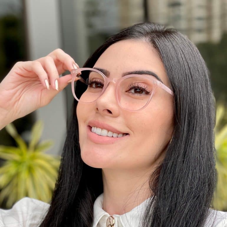 safine com br oculos 2 em 1 clip on redondo rosa taina 6