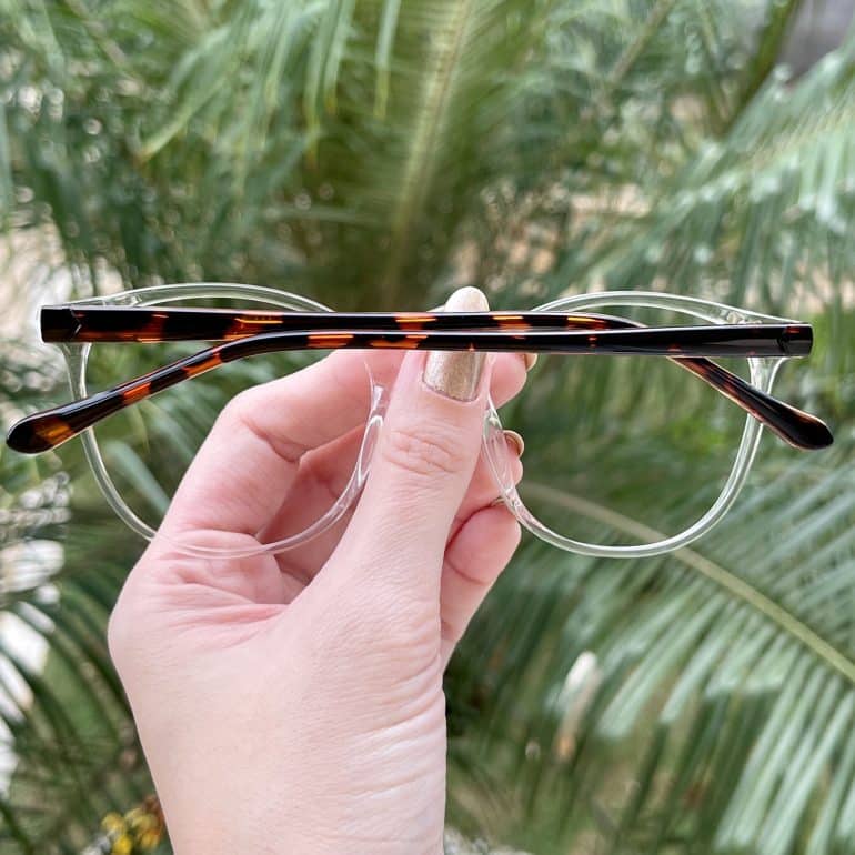 safine com br oculos 2 em 1 clip on redondo transparente taina 2