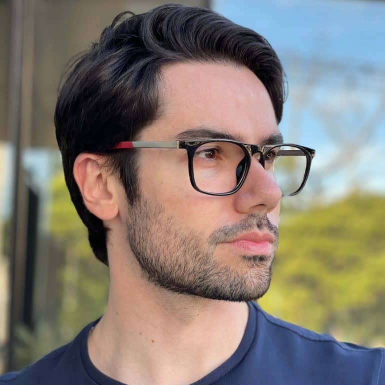 safine com br oculos 3 em 1 clip on masculino retangular preto charles 8