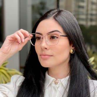 safine com br oculos de grau feminino gatinho lilas diana