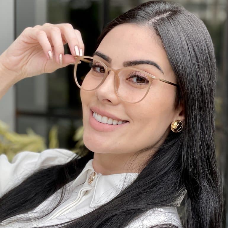 safine com br oculos de grau feminino redondo nude olivia 4