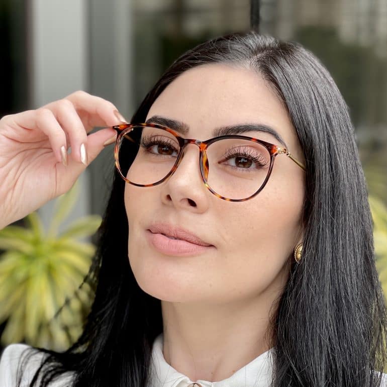 safine com br oculos de grau feminino redondo rajado olivia 1