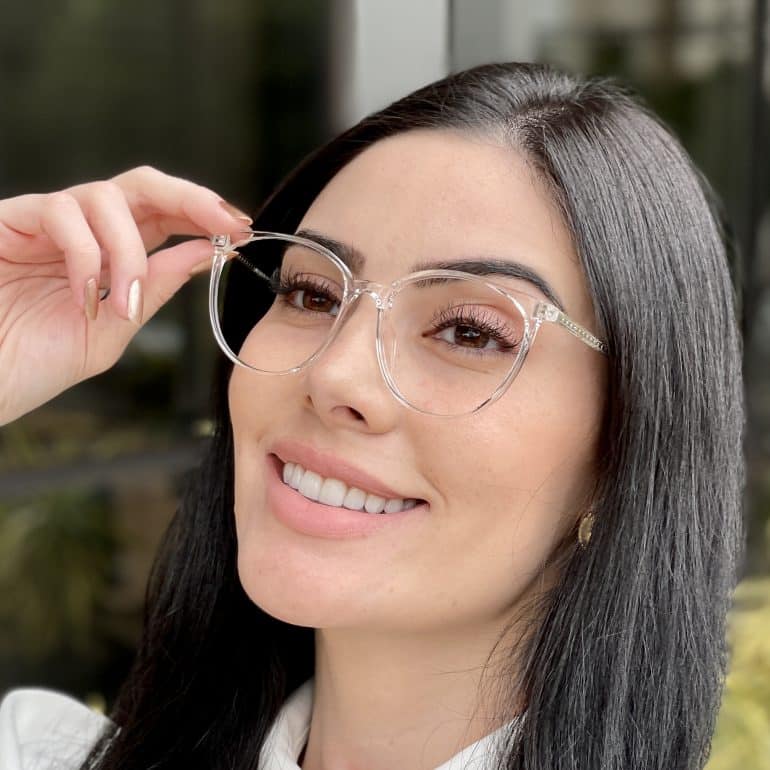 safine com br oculos de grau feminino redondo transparente luna 1