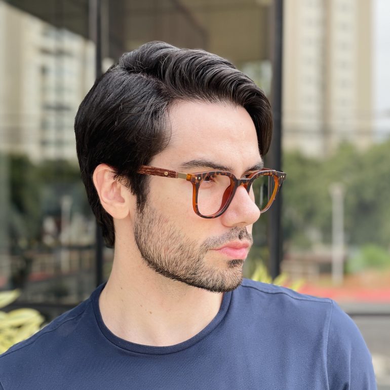 safine com br oculos de grau masculino quadrado tartaruga juninho 2