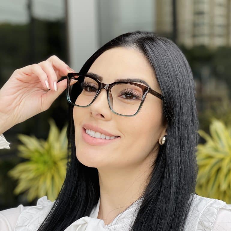 safine com br oculos feminino 2 em 1 clip on quadrado cinza e verde amalia 1