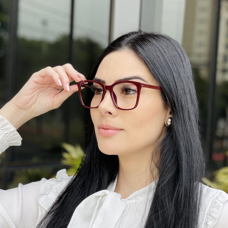 safine com br oculos feminino 2 em 1 clip on quadrado marsala amalia 1