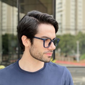 safine com br oculos de grau masculino quadrado azul roni 2