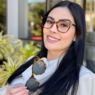 safine com br oculos feminino 2 em 1 clip on gatinho tartaruga analice