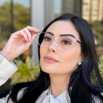 safine com br oculos feminino 2 em 1 clip on gatinho transparente analice 6