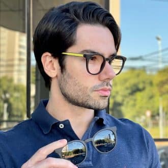 safine com br oculos 2 em 1 clip on masculino redondo verde jonas 11