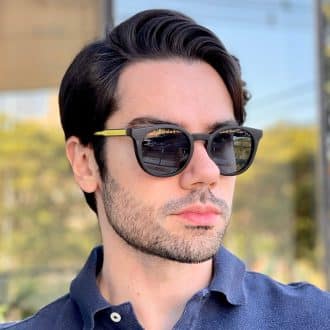 safine com br oculos 2 em 1 clip on masculino redondo verde jonas 17