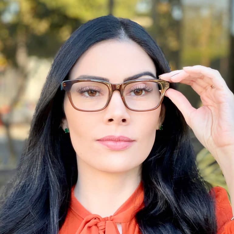 safine com br oculos de grau feminino retangular marrom anny 4