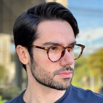 safine com br oculos de grau masculino redondo tartaruga ulisses