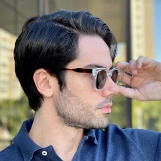 safine com br oculos de sol masculino quadrado transparente icaro 2