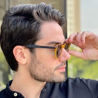 safine com br oculos de sol masculino redondo caramelo ivan 1