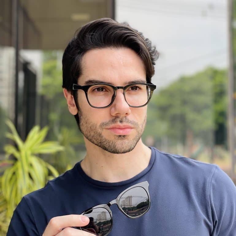 safine com br oculos 2 em 1 clip on masculino quadrado preto bruno 1