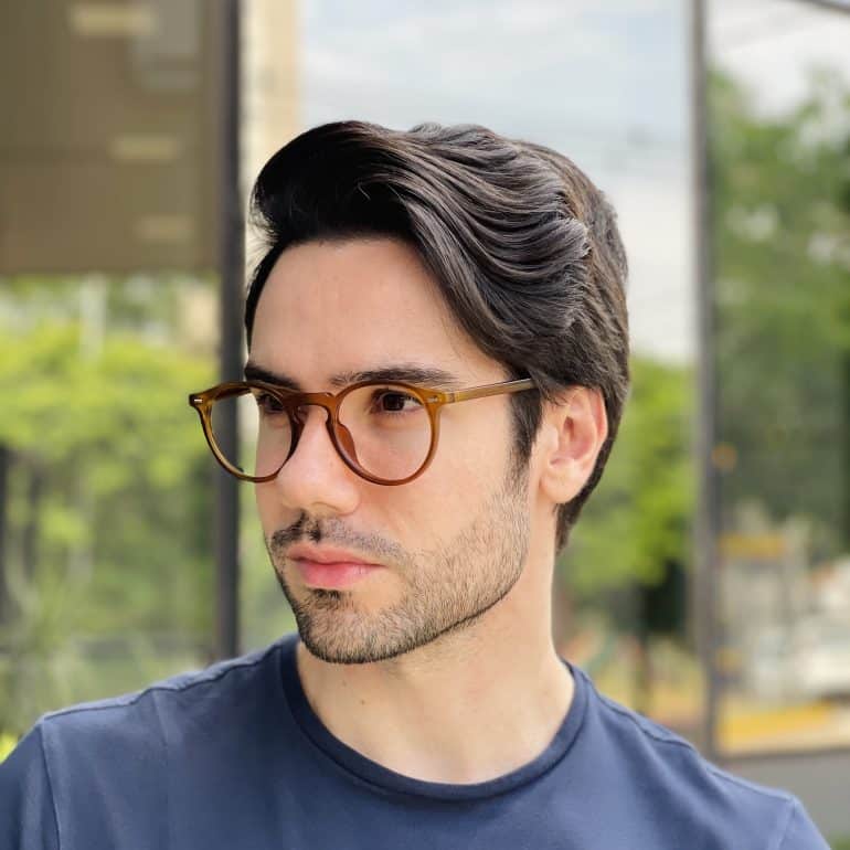 safine com br oculos de grau masculino redondo marrom conrado 3