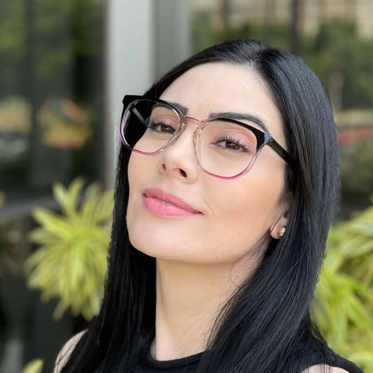 safine com br oculos 2 em 1 clip on hexagonal cinza e rosa dulce 4