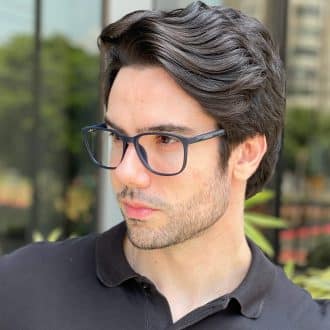 safine com br oculos 3 em 1 clip on masculino retangular azul alan 8