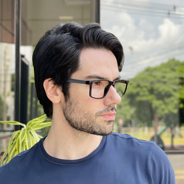 safine com br oculos 3 em 1 clip on masculino retangular preto george 7