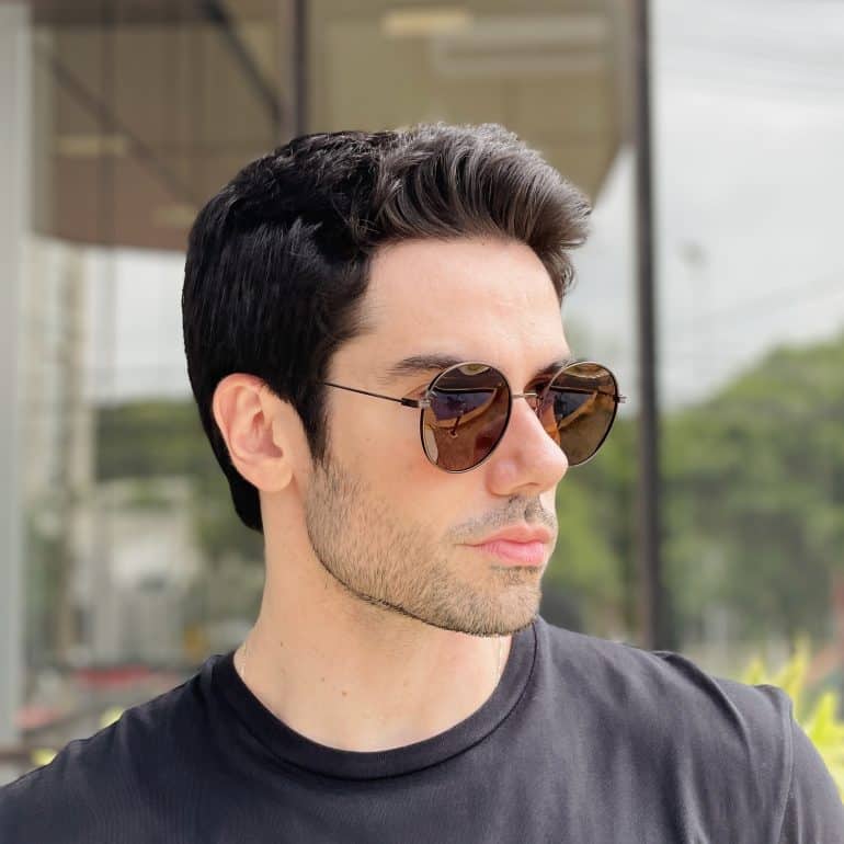 safine com br oculos de sol masculino redondo marrom diego 2