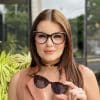 safine com br oculos feminino 2 em 1 clip on gatinho preto amelia