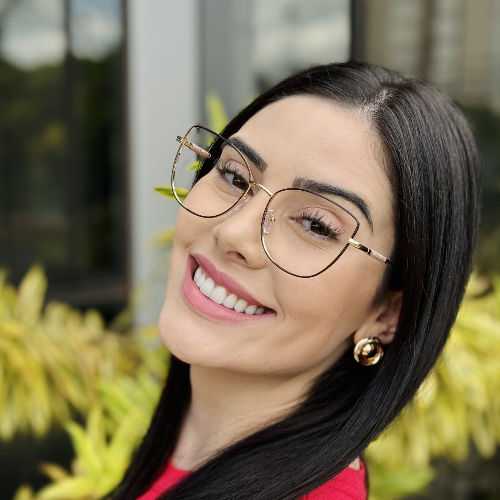 safine com br oculos de grau feminino gatinho preto e dourado eva