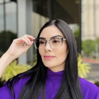 safine com br oculos de grau feminino gatinho tartaruga e transparente helena 1